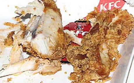 KFC rotten chciken